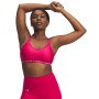 Biustonosz treningowy Under Armour UA Crossback Low Bra - różowy