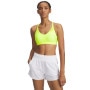 Biustonosz treningowy Under Armour UA Crossback Low Bra - żółty