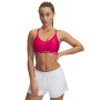 Biustonosz treningowy Under Armour UA Crossback Low Bra - różowy