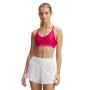 Biustonosz treningowy Under Armour UA Crossback Low Bra - różowy
