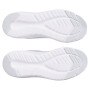 Dziewczęce buty do biegania Under Armour UA GGS Pursuit 4 - białe