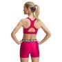 Biustonosz treningowy Under Armour UA HeatGear High - różowy