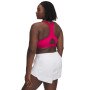 Biustonosz treningowy Under Armour UA HeatGear High - różowy