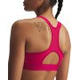 Biustonosz treningowy Under Armour UA HeatGear High - różowy