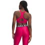 Biustonosz treningowy Under Armour UA HeatGear High - różowy