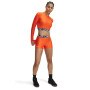 UNDER ARMOUR Damskie legginsy krótkie treningowe Under Armour UA Hg Authentics Shorty   pomarańczowe Pomarańczowy