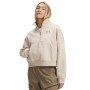 UNDER ARMOUR Damska bluza dresowa Under Armour UA Icon Fleece OS HZ  beżowa Beżowy