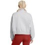 Damska bluza dresowa Under Armour UA Icon Fleece OS HZ - szara