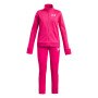 Dziewczęcy dres komplet treningowy Under Armour EM Knit Track Suit - różowy