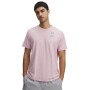 Męski t-shirt z nadrukiem Under Armour UA Evol Logo - różowy