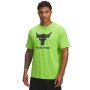 Męska koszulka treningowa Under Armour Project Rock Brahma Bull - zielona