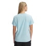 Damski t-shirt z nadrukiem Under Armour UA Rival Outline SS - niebieski