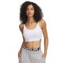 UNDER ARMOUR Damski top basic Under Armour UA Rival Rib Baby Tank  biały Biały