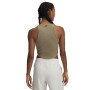 Damski top basic Under Armour UA Rival Rib Tank - brązowy