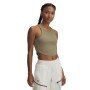 UNDER ARMOUR Damski top basic Under Armour UA Rival Rib Tank  brązowy Brązowy