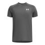 UNDER ARMOUR Chłopięca koszulka treningowa Under Armour UA Tech 2.0 SS  szara Szary
