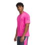 UNDER ARMOUR Męska koszulka treningowa Under Armour UA Tech Utility SS  różowa Różowy