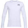 mini: Męski longsleeve treningowy Under Armour  Sportstyle Left Chest Ls - biały (3)