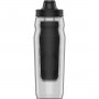 UNDER ARMOUR Bidon Under Armour 32oz Playmaker Squeeze Clear UA 950 milliliter  biały Biały