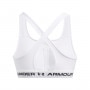 mini: Biustonosz treningowy Under Armour Crossback Mid Bra - biały (13)