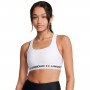  UNDER ARMOUR Biustonosz treningowy Under Armour Crossback Mid Bra  biały Biały