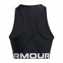 Damski top treningowy Under Armour Heatgear Rib Tank - czarny