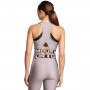 Damski top treningowy Under Armour Heatgear Rib Tank - beżowy