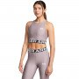 UNDER ARMOUR Damski top treningowy Under Armour Heatgear Rib Tank  beżowy Beżowy
