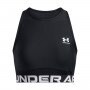 Damski top treningowy Under Armour Heatgear Rib Tank - czarny