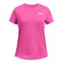 mini: Dziewczęca koszulka treningowa Under Armour Knockout Tee - różowa (1)