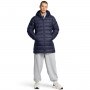 Męska kurtka parka z puchem naturalnym Under Armour Legend Down - granatowa