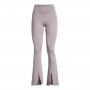 Damskie spodnie treningowe Under Armour Meridian Kick Flare Pant - beżowe