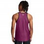 Męski top treningowy Under Armour Project Rock Mesh Tank Boh - fioletowy