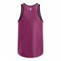 Męski top treningowy Under Armour Project Rock Mesh Tank Boh - fioletowy