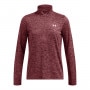 mini: Damski longsleeve treningowy Under Armour Tech 1/2 Zip- Twist - brązowy (3)