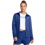 UNDER ARMOUR Damska bluza treningowa rozpinana bez kaptura Under Armour Tech Full Zip  niebieska  Niebieski