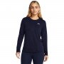 Damski longsleeve treningowy Under Armour Tech Ls Crew Twist - granatowy