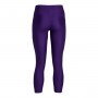 Damskie legginsy treningowe Under Armour Tech Print Panel Ankle - fioletowe