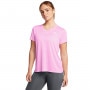 UNDER ARMOUR Damska koszulka treningowa Under Armour Tech SSV Twist  różowa Różowy