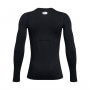 Chłopięcy longsleeve treningowy Under Armour UA Cg Armour Ls - czarny