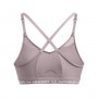 mini: Biustonosz treningowy Under Armour UA Crossback Low Bra - beżowy (8)
