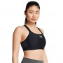 UNDER ARMOUR Biustonosz treningowy Under Armour UA HeatGear High  czarny Czarny