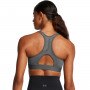 Biustonosz treningowy Under Armour UA HeatGear High - szary