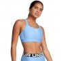 UNDER ARMOUR Biustonosz treningowy Under Armour UA HeatGear High  niebieski Niebieski