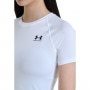 mini: Damska koszulka treningowa Under Armour UA HG Authentics Comp SS - biała (3)