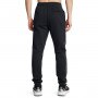 Męskie spodnie dresowe Under Armour UA Icon Fleece Jogger Taping - czarne