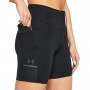 Damskie spodenki do biegania Under Armour UA Launch Half Tight - czarne