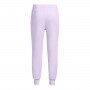 Dziewczęce spodnie dresowe Under Armour UA Rival Fleece Joggers - fioletowe
