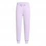 Dziewczęce spodnie dresowe Under Armour UA Rival Fleece Joggers - fioletowe