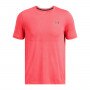 Męska koszulka treningowa Under Armour UA Rush Seamless Legacy SS - czerwona